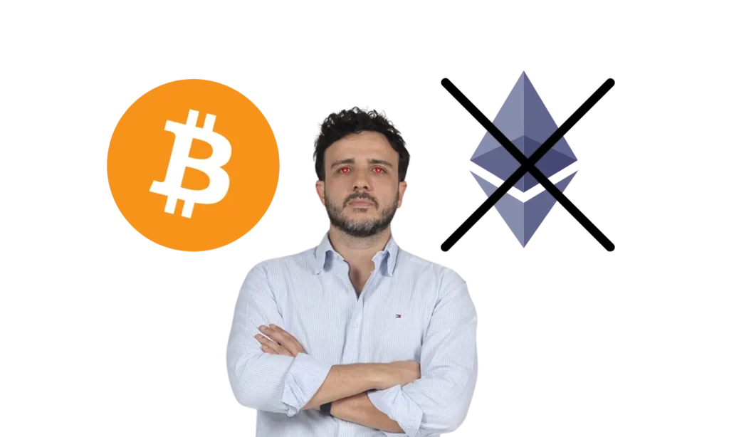 Renan Santos e reserva de bitcoin apenas